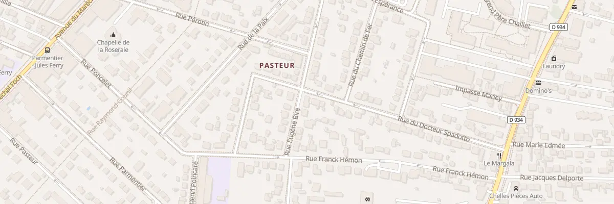 Plan du 21 Rue Eugène Bire à Chelles