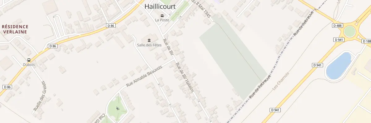 Plan du 5 Rue de Bir Hakeim à Haillicourt