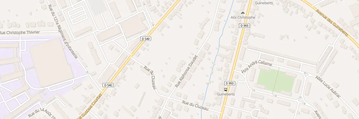 Plan du 34 Rue Alphonse Daudet à Montluçon