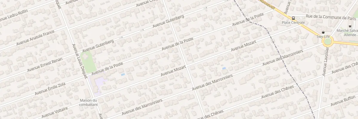Plan du 65B Av Kalifat à Tremblay-en-France