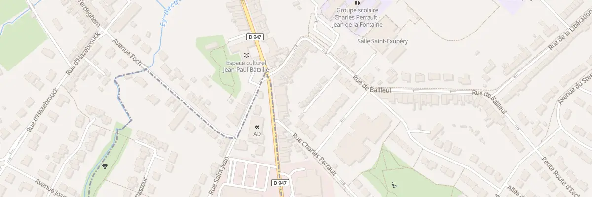 Plan du 1 Rue de Bailleul à Steenvoorde
