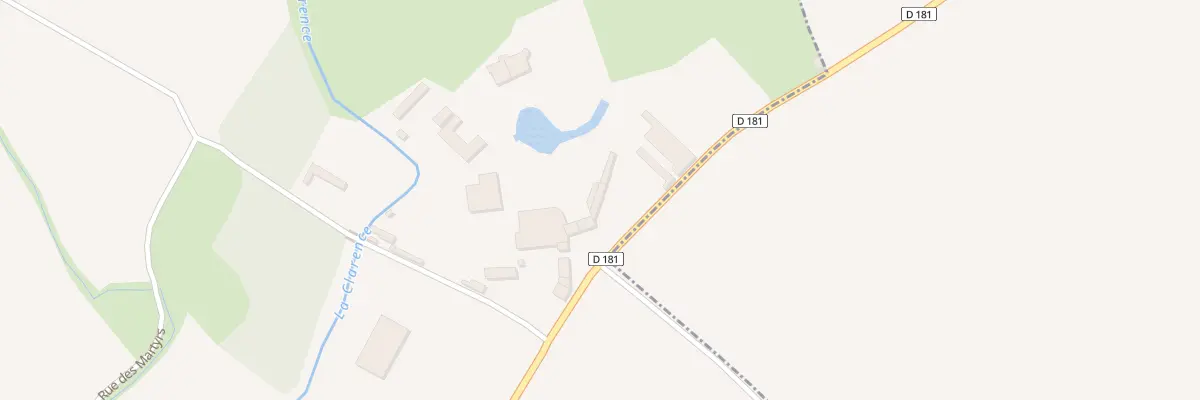 Plan du 888 Rue de l’Abbaye à Chocques