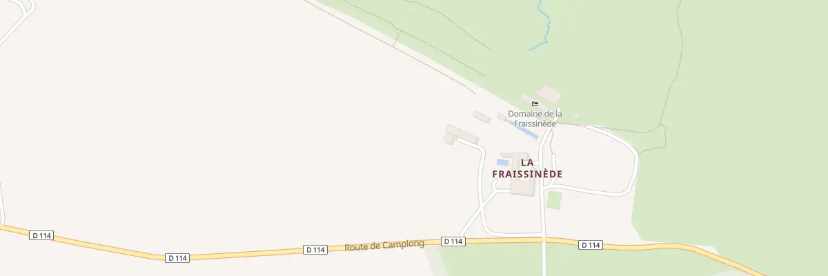Plan du 5000F Dom de la Fraissinede à Val-de-Dagne