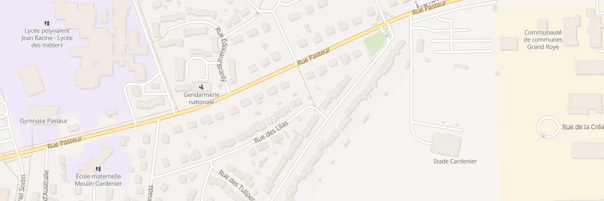 Plan du 50 Rue des Lilas à Montdidier