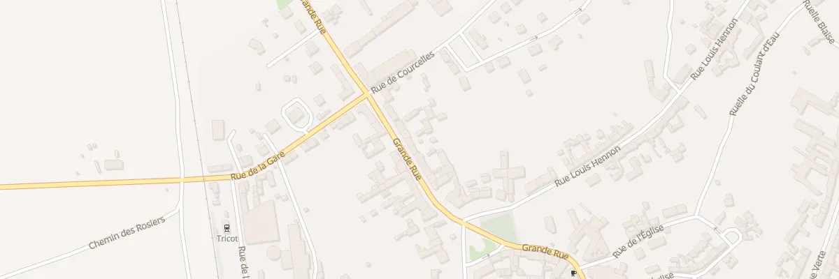 Plan du 15 Gr Grande Rue à Tricot