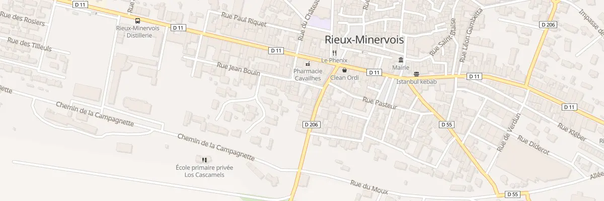 Plan du 113 Le Village à Rieux-Minervois