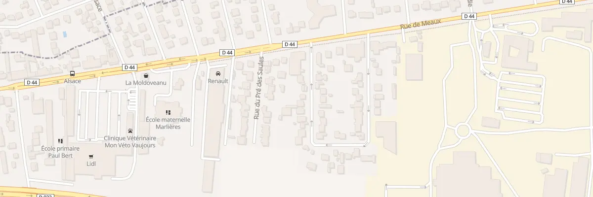 Plan du 8 Rue Victor Hugo à Vaujours