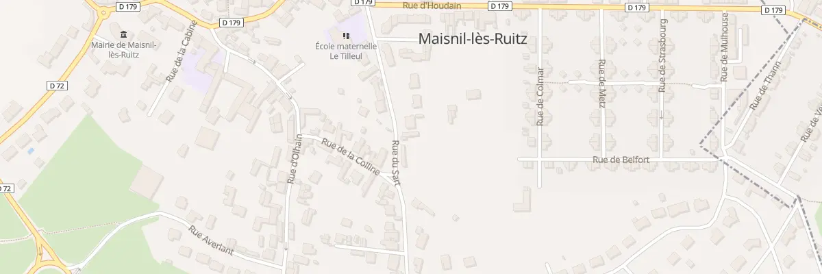Plan du 10 Rue du Sart à Maisnil-lès-Ruitz