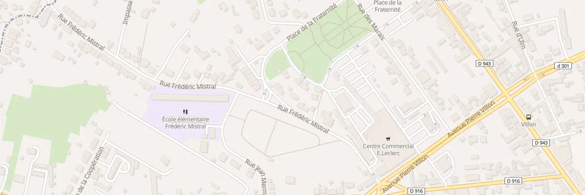 Plan du 26 Rue Frédéric Mistral à Montluçon