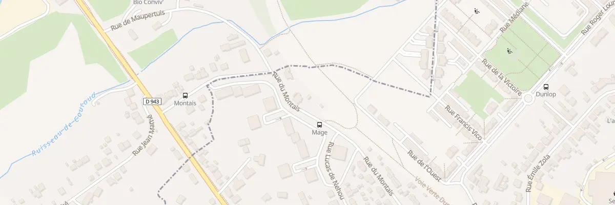 Plan du 56 Rue du Montais à Montluçon