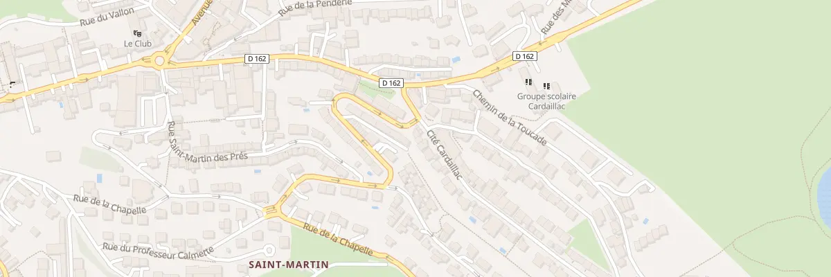 Plan du 4 Rue Cite Cardaillac à Rodez