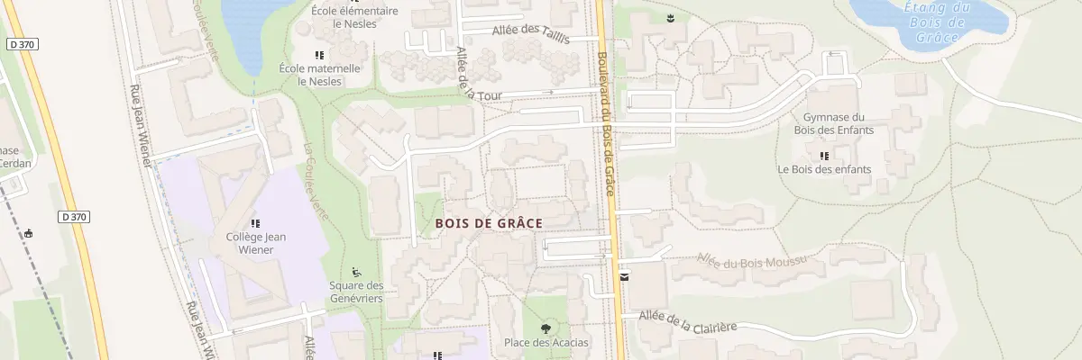 Plan du 1 Pl des Aubépines à Champs-sur-Marne