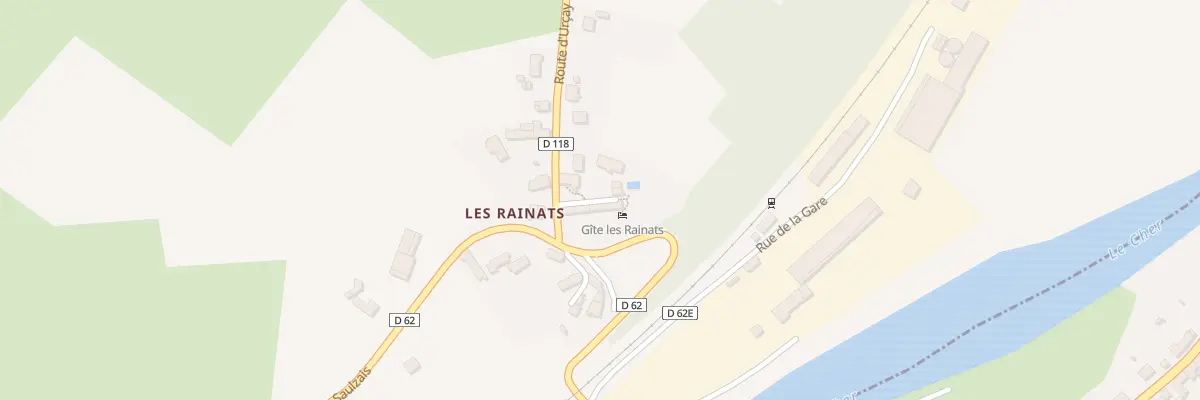 Plan du 1651 Rte d’Urçay à La Perche