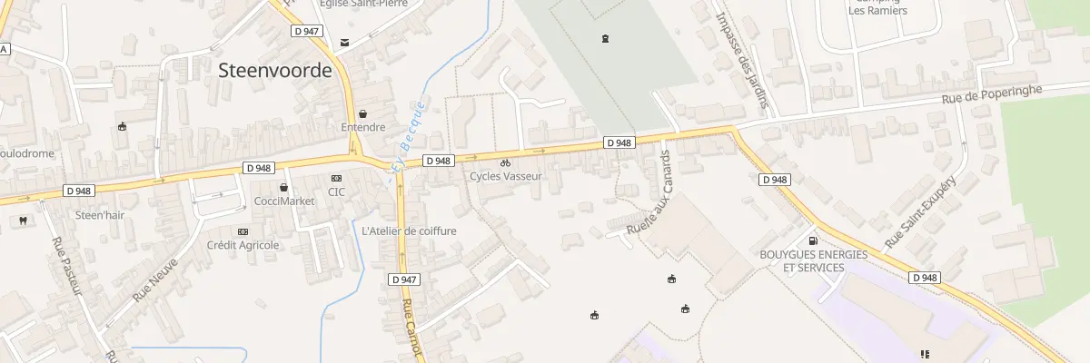 Plan du 30 Rue de Poperinghe à Steenvoorde