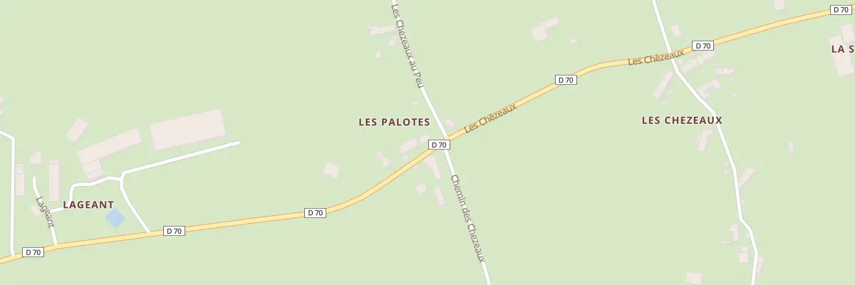 Plan du 5 Les Chezeaux à Audes