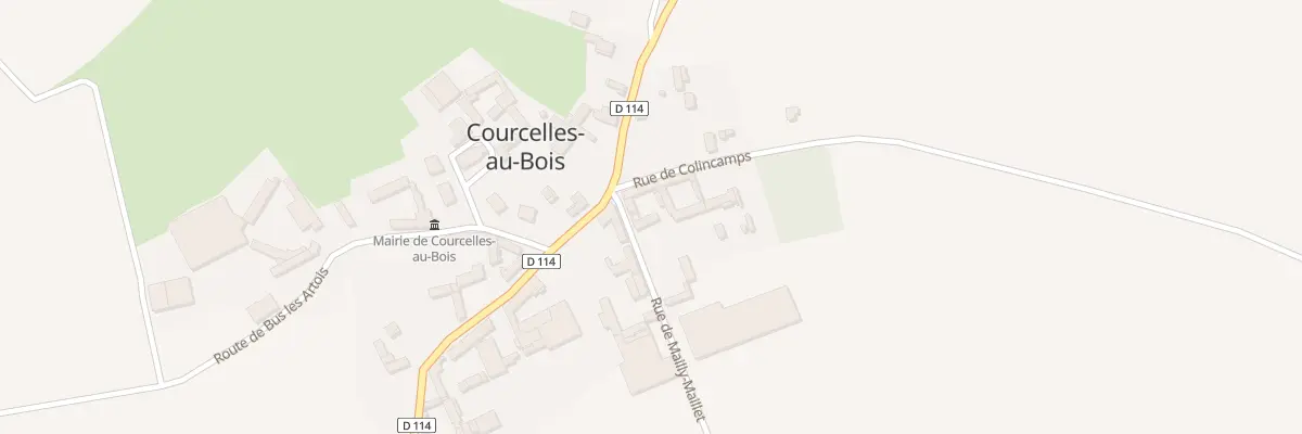 Plan du 1 Rue de Mailly-Maillet à Courcelles-au-Bois