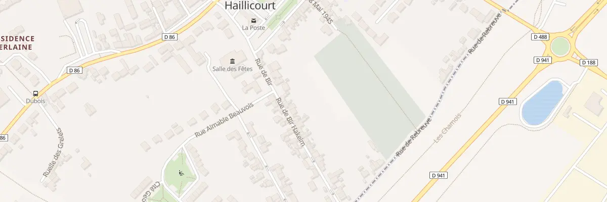 Plan du 9 Rue de Bir Hakeim à Haillicourt