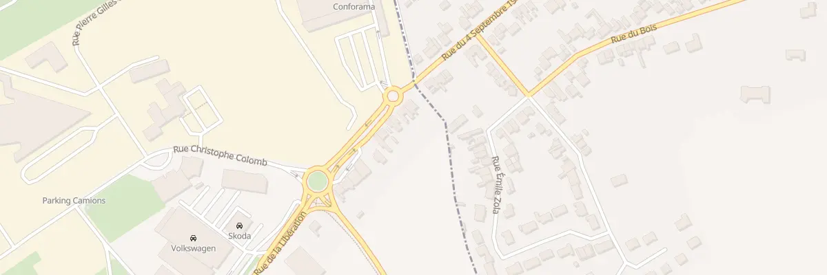 Plan du 2392 Rue de la Libération à Bruay-la-Buissière