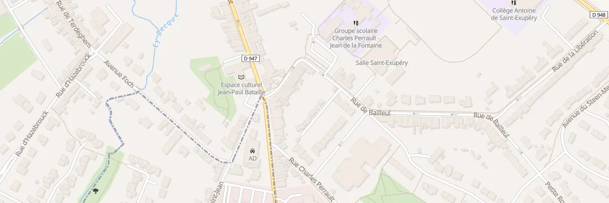 Plan du 7 Rue de Bailleul à Steenvoorde
