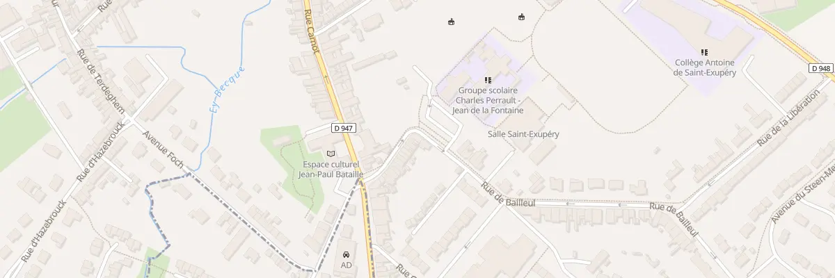 Plan du 14 Rue de Bailleul à Steenvoorde