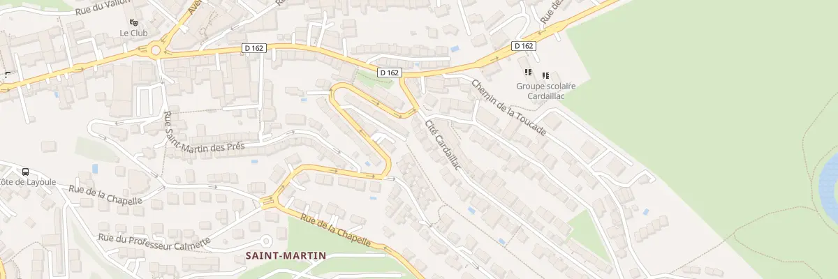 Plan du 6 Rue Cite Cardaillac à Rodez
