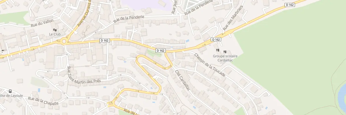 Plan du 1 Rue Cite Cardaillac à Rodez