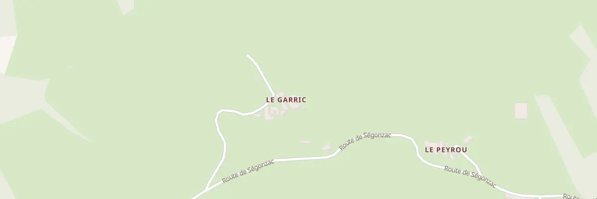 Plan du 6 Le Garric à Villecomtal