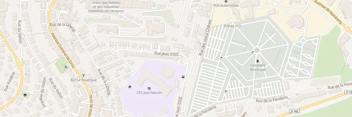 Plan du 46 Rue Jean 23 à Rodez