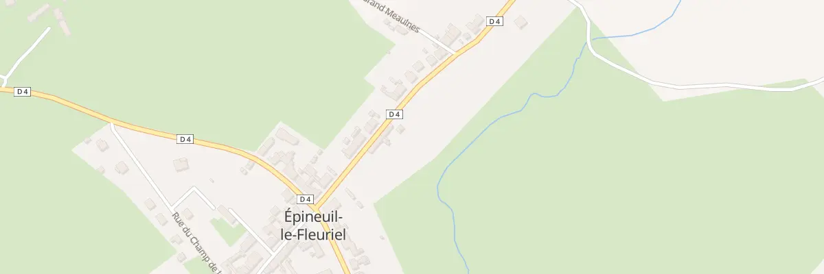 Plan du 6 Rue du Grand Meaulnes à Épineuil-le-Fleuriel