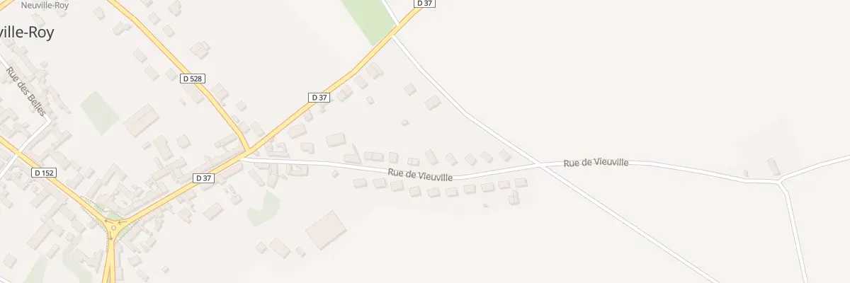 Plan du 225 Rue de la Vieuville à La Neuville-Roy