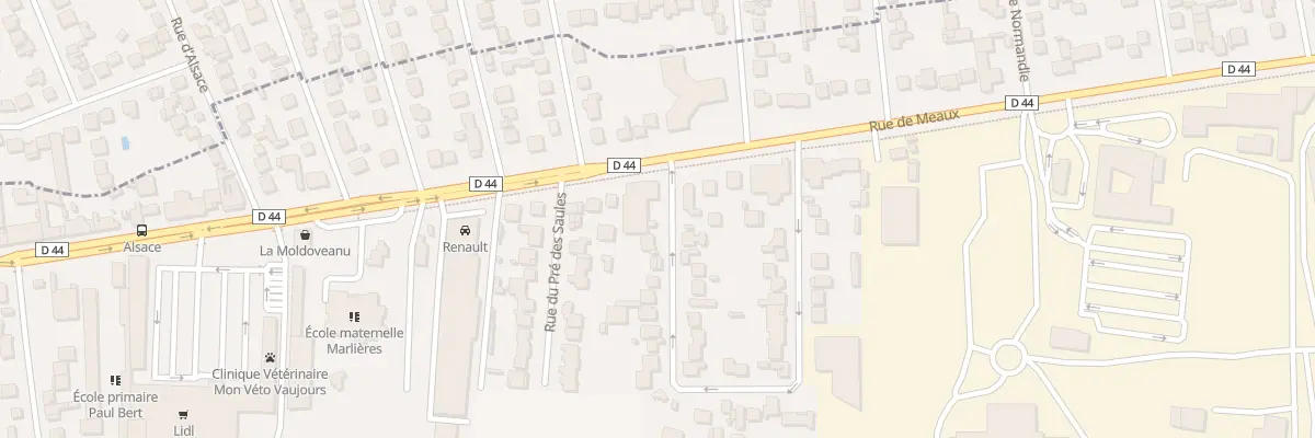 Plan du 2 Rue Victor Hugo à Vaujours