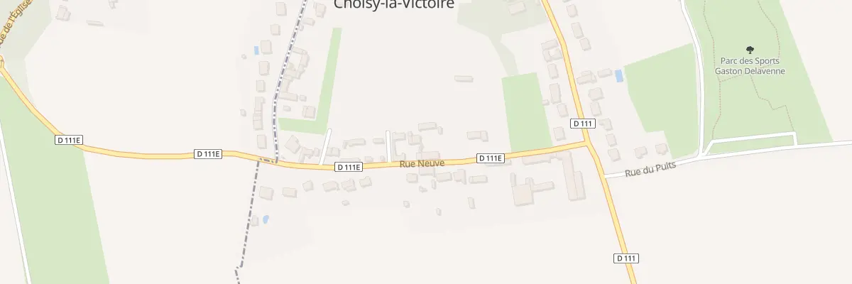 Plan du 160 Rue Neuve à Choisy-la-Victoire
