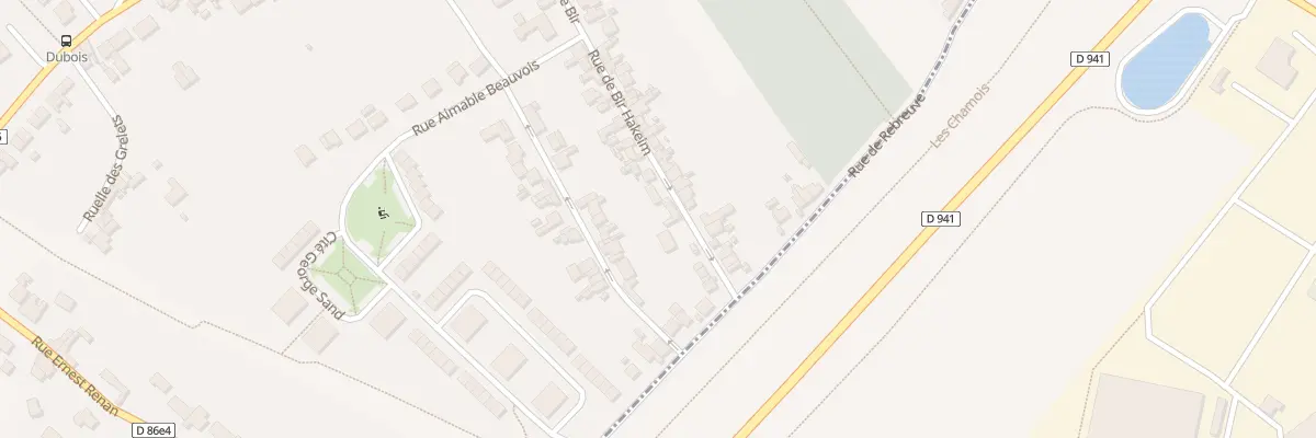 Plan du 30 Rue de Bir Hakeim à Haillicourt
