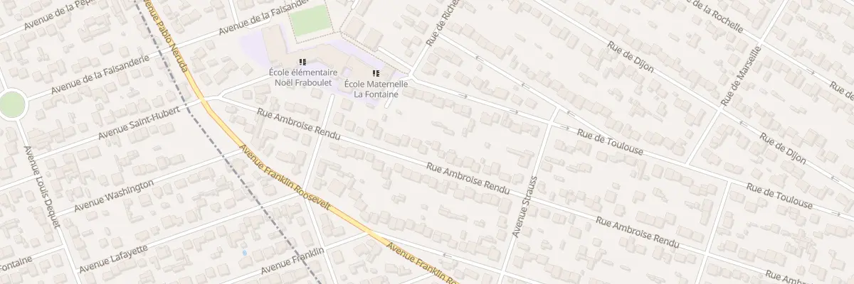 Plan du 104 Rue Ambroise Rendu à Mitry-Mory