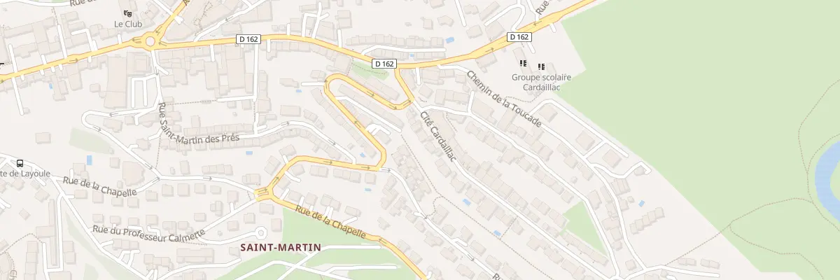 Plan du 8 Rue Cite Cardaillac à Rodez