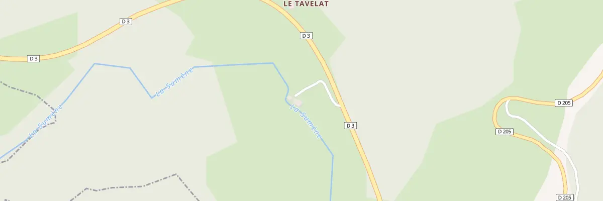 Plan du 1 Le Tavelas à Saint-Étienne-de-Chomeil
