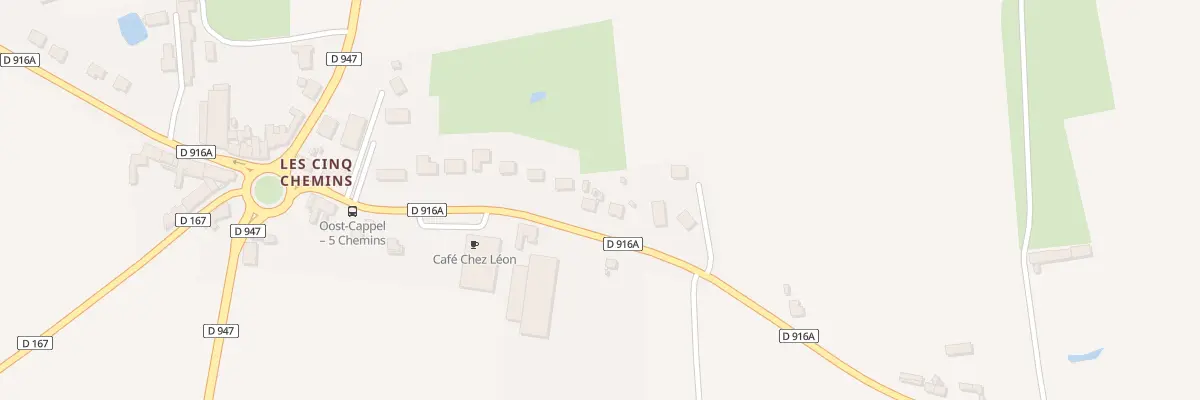 Plan du 98 Rte de l’Europe à Oost-Cappel