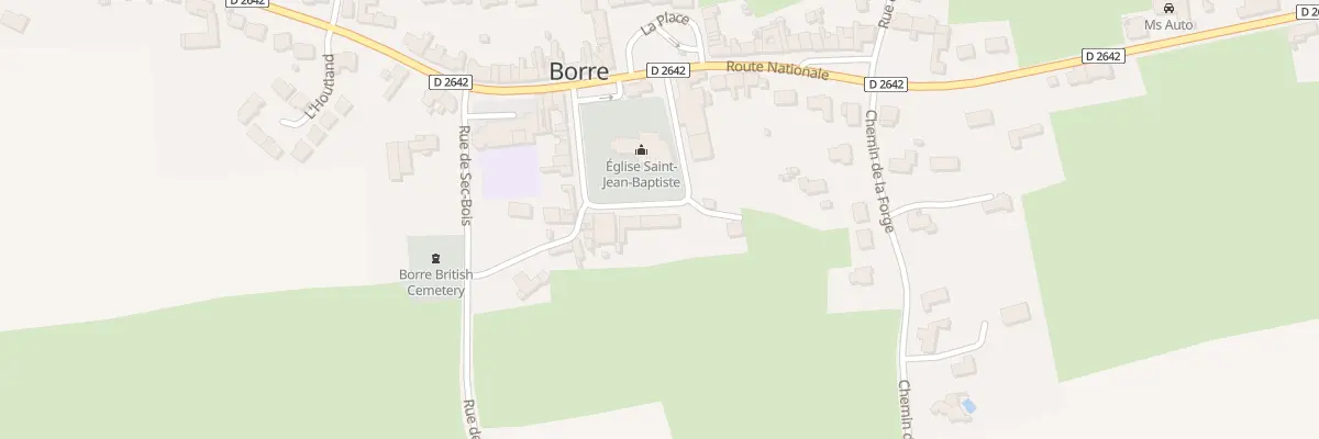 Plan du 124 Ctr de l’Eglise à Borre