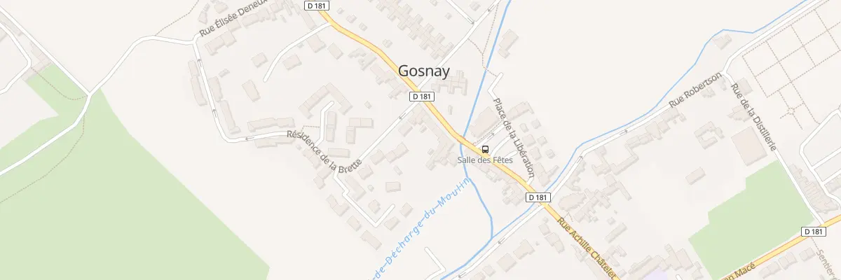 Plan du 10 Rue du Grand Chemin à Gosnay