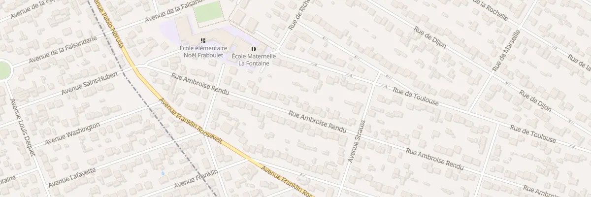 Plan du 102 Rue Ambroise Rendu à Mitry-Mory