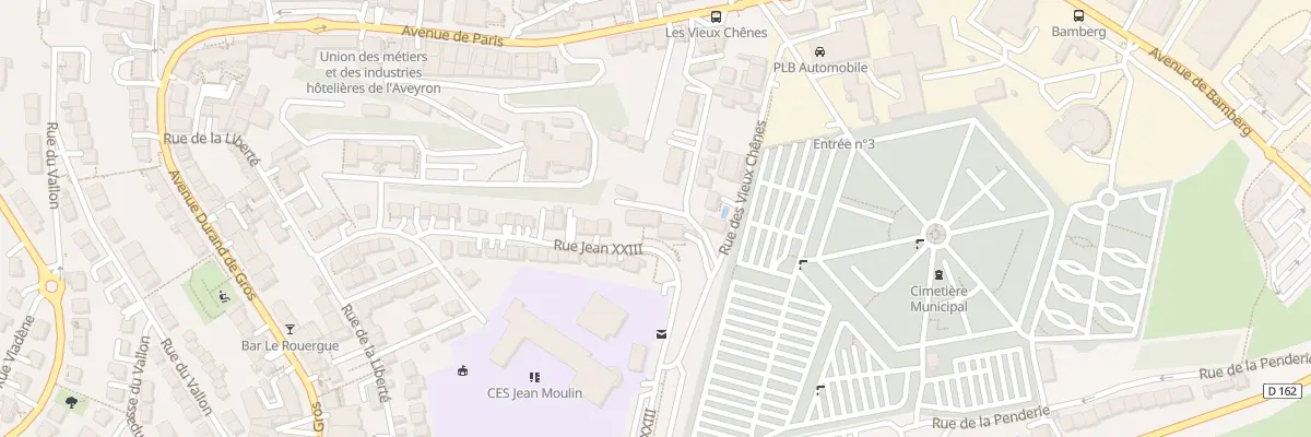 Plan du 45 Rue Jean 23 à Rodez