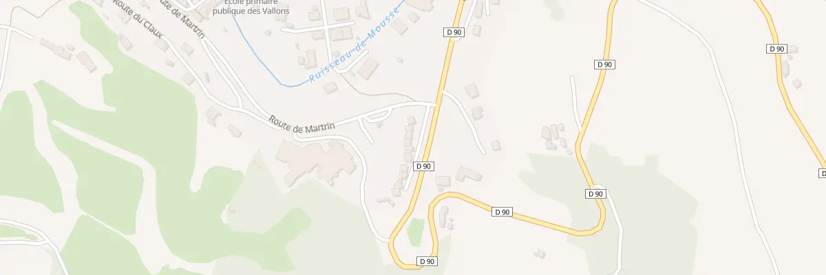 Plan du 3 All des Pavillons à Coupiac