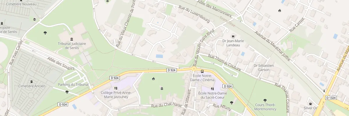 Plan du 43 Bd Pasteur à Senlis