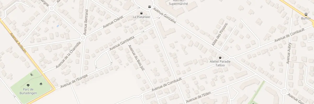 Plan du 14 Av Lefèvre au Plessis-Trévise