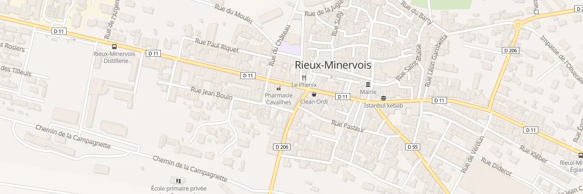 Plan du 5928 Av Georges Clémenceau à Rieux-Minervois