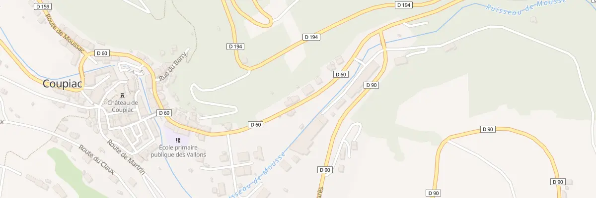 Plan du 41 Av Raymond Bel à Coupiac
