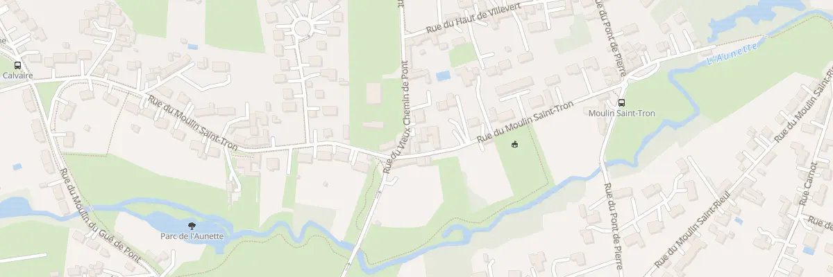 Plan du 32 Rue du Vieux Chemin de Pont à Senlis