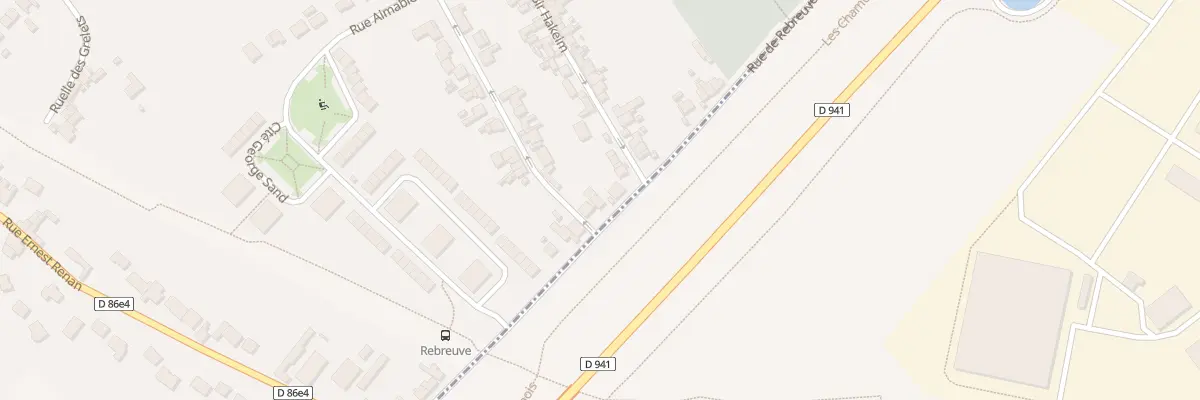 Plan du 19 Rue de Rebreuve à Haillicourt