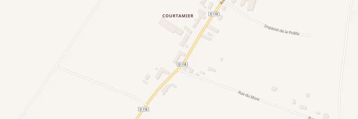 Plan du 92 Rte de Mignerette à Chapelon