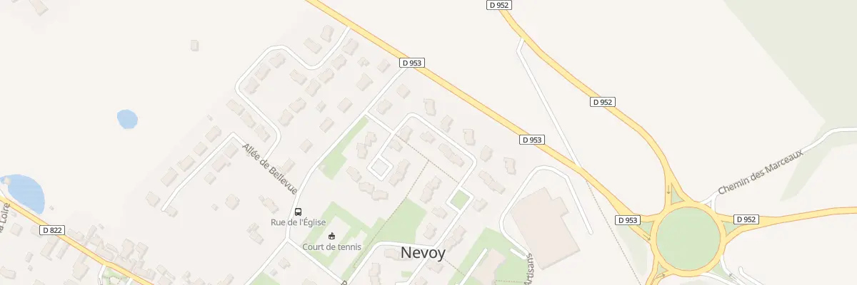 Plan du 29 Res Clos du Plateau à Nevoy